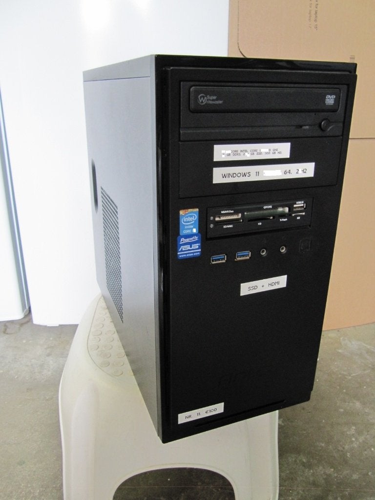 (Nr.11) Quadcore Intel Core i7-3770. 3,8 Ghz.8Gb,256 SSD,Hdd, Ophalen of Verzenden, Zo goed als nieuw