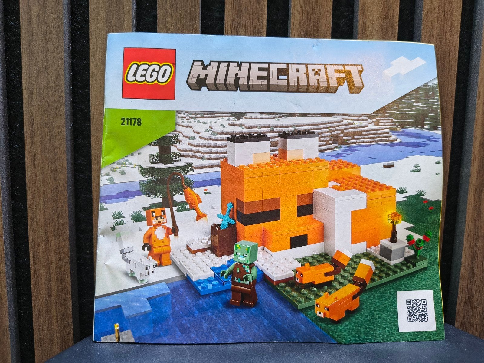 Lego Minecraft De Vossenlodge (21178) - Complete set, Minecraft, Lego, Ophalen of Verzenden, Zo goed als nieuw