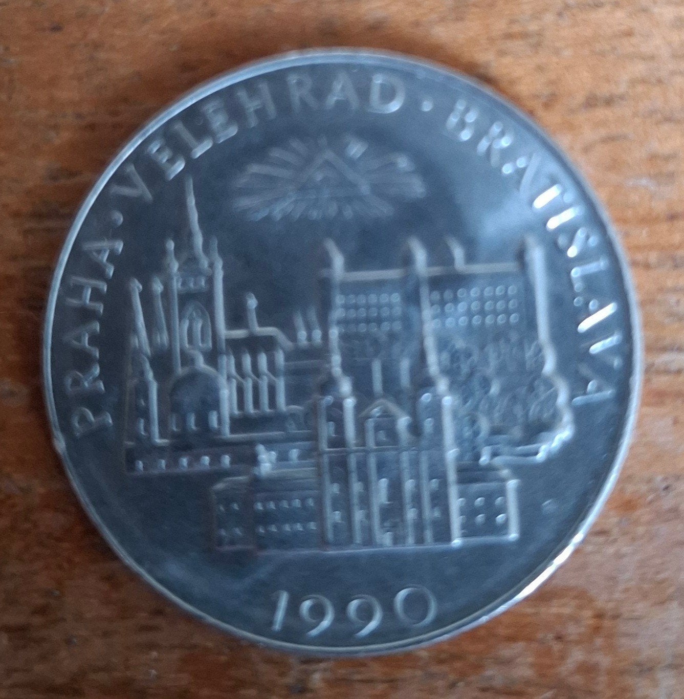 Herdenkingsmedaille Paus nav bezoek Tsjechoslowakije 1990., Ophalen of Verzenden, Overige materialen
