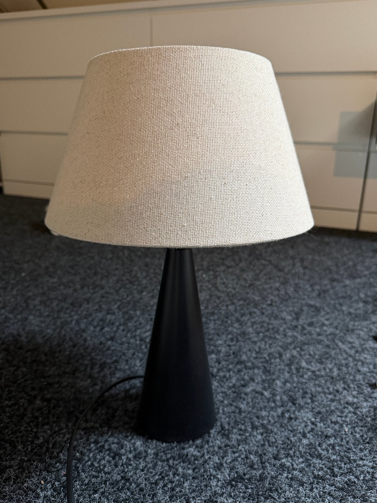 Lampvoet Odin Zwart (Kwantum) 2x, Ophalen of Verzenden, Zo goed als nieuw, Minder dan 50 cm
