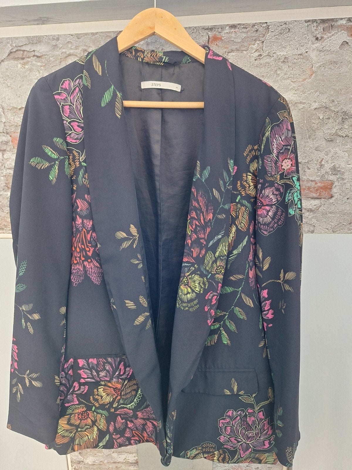 Colbert jasje, Ophalen of Verzenden, Zo goed als nieuw, Maat 42/44 (L), Blauw