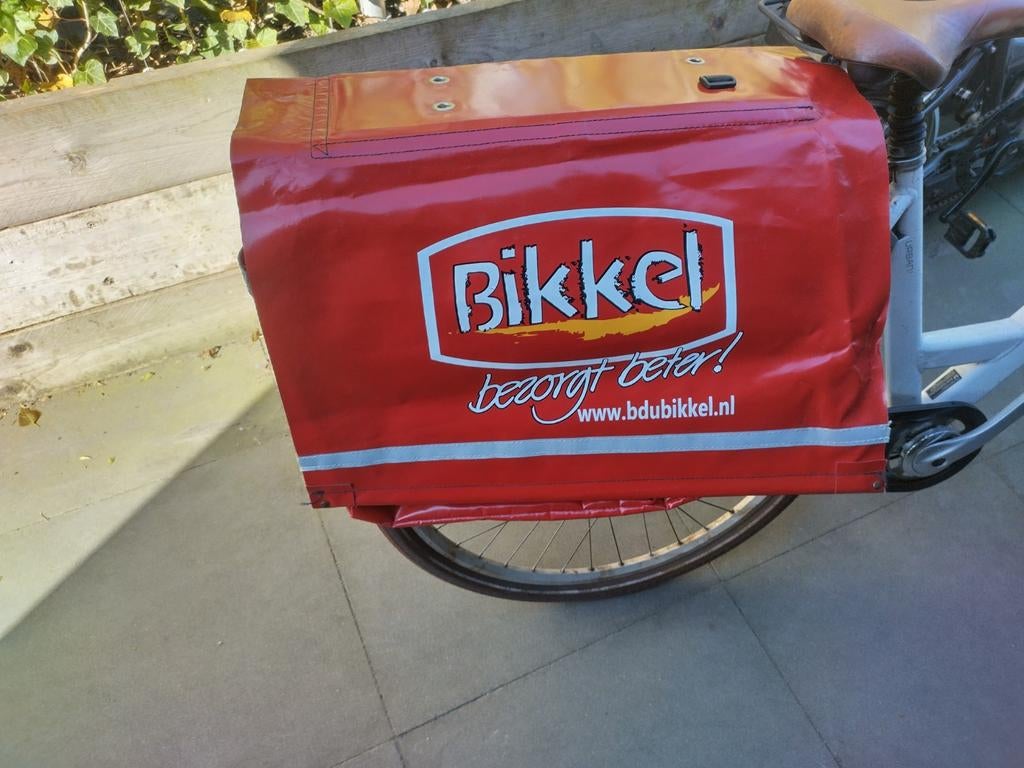 Kranten bezorg tas fietstas vintage, Ophalen of Verzenden, Zo goed als nieuw