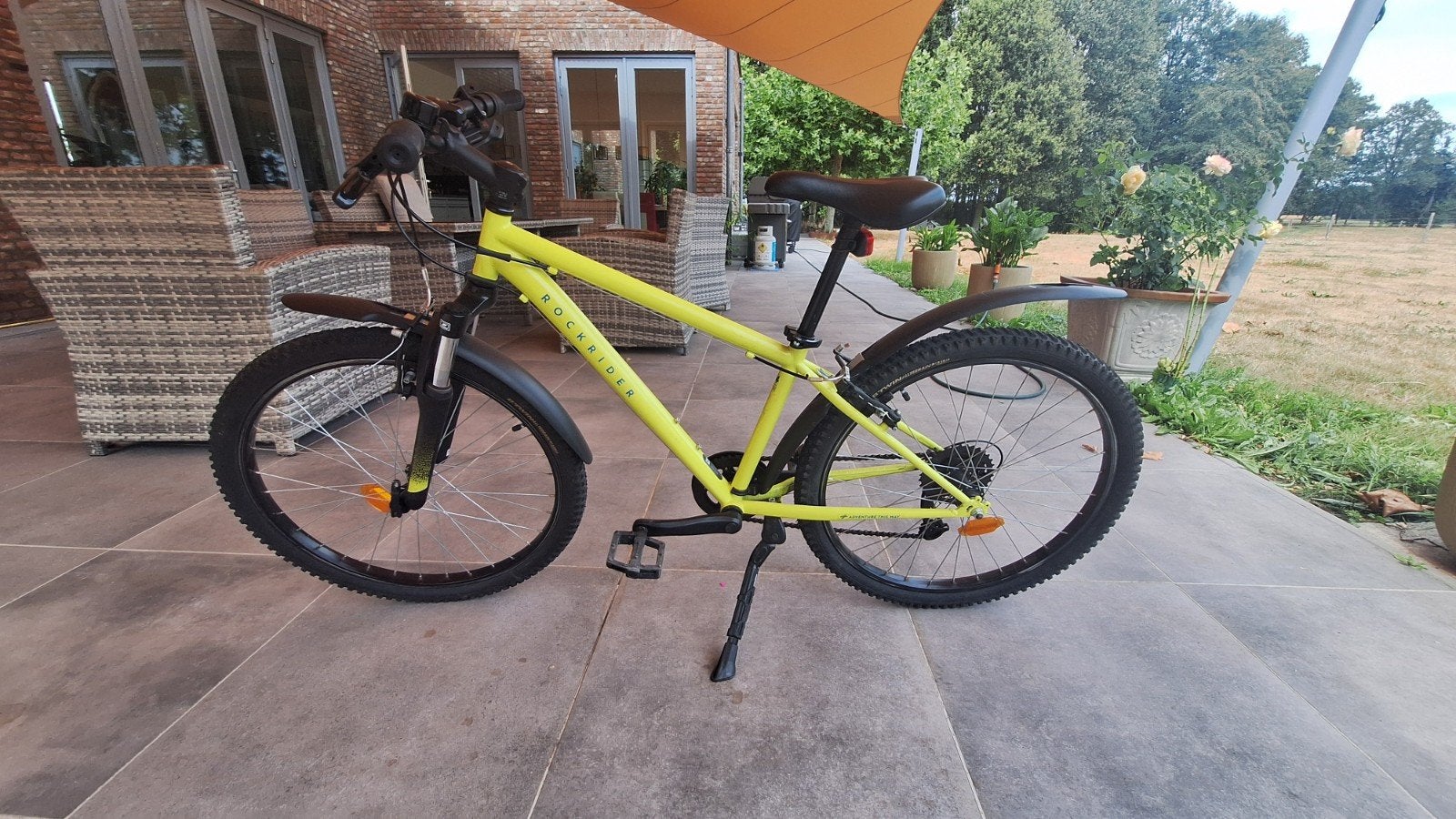 ROCKRIDER MTB EXPL 500 24" geel 9-12 jaar, Fietsen en Brommers, Fietsen | Kinderfietsjes, Ophalen, Gebruikt, 20 inch of meer