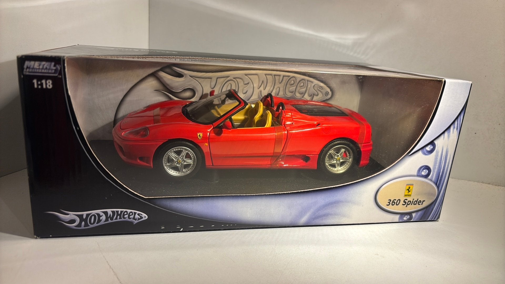 Ferrari 360 spider hot wheels 1.18, Ophalen of Verzenden, Hot Wheels, A, A