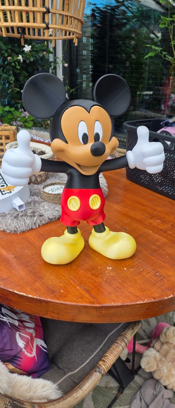 Grote Mickey Mouse figuur - ruim 60cm - OP=OP aanbieding!, Ophalen of Verzenden, Mickey Mouse, Nieuw, Beeldje of Figuurtje