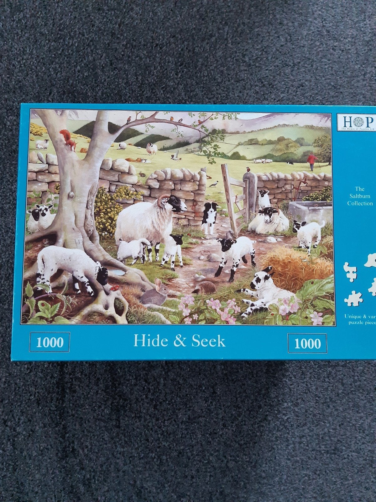 Hop puzzel , Hide&Seek 🐑🐑, Ophalen of Verzenden, 500 t/m 1500 stukjes, Zo goed als nieuw