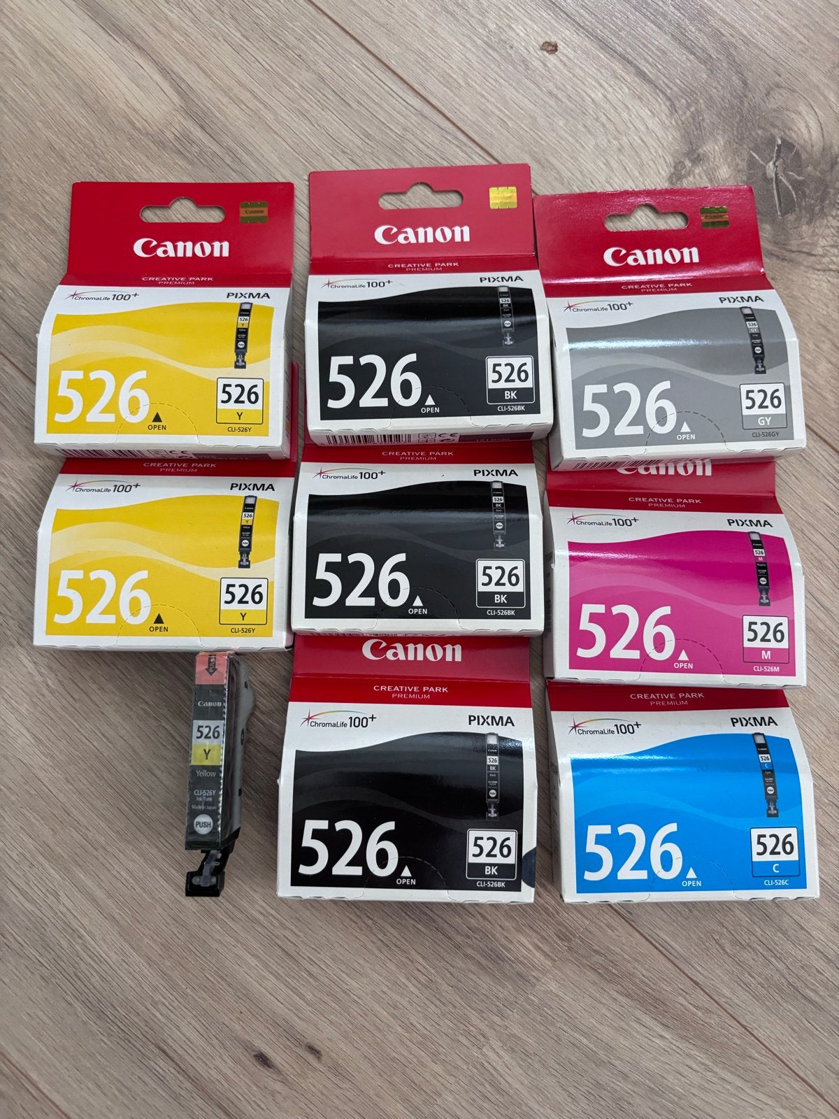 Canon Pixma 526 Inktcartridges - Diverse Kleuren, Ophalen of Verzenden, Nieuw, Cartridge