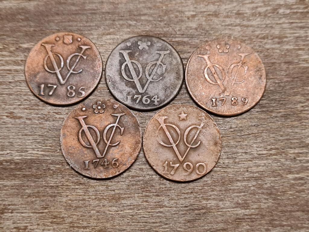 Set VOC-duiten (#6), Ophalen of Verzenden, Vóór koninkrijk, Overige waardes