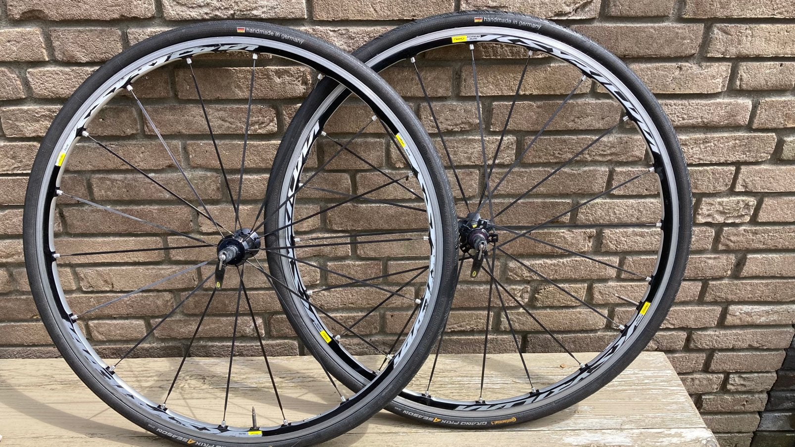 Racefiets wielen, Mavic Ksyrium Elite, Fietsen en Brommers, Ophalen, Racefiets, Aluminium
