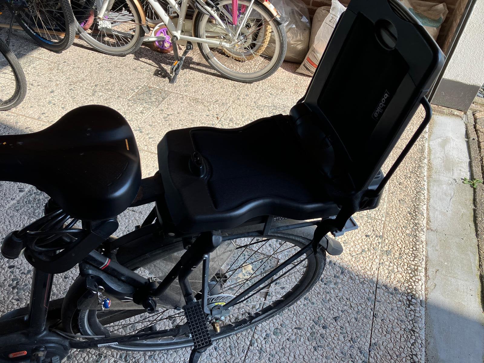 Bobike achterzitje fietsstoeltje, Ophalen, Achterzitje, 9 t/m 36 kg, Gebruikt