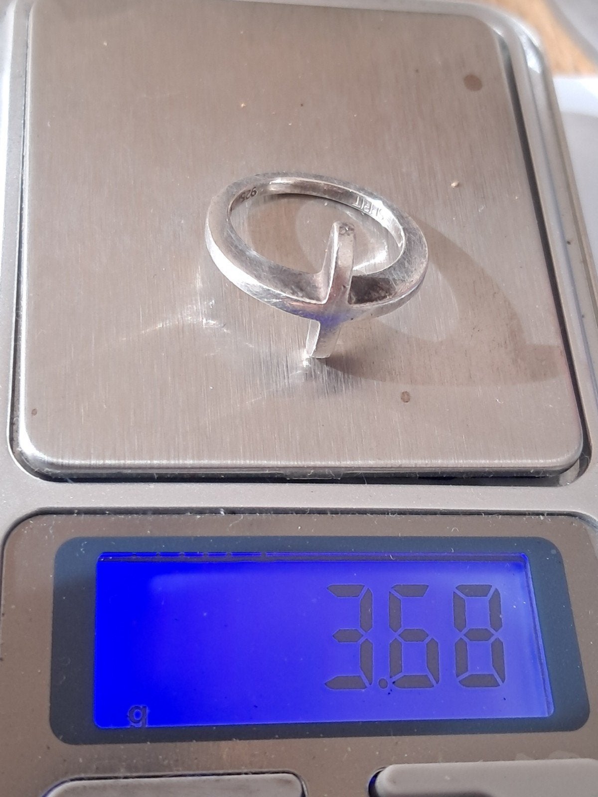 925 zilveren esprit ring 3,68 gram, Ophalen, Zo goed als nieuw, Dame, Zilver