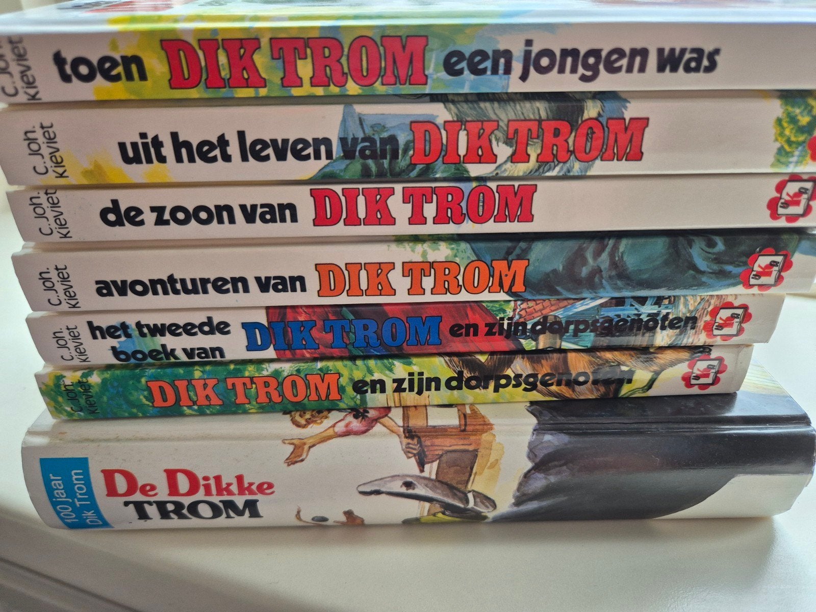 Dik Trom Boekenreeks - 7 delen van C. Joh. Kieviet, Boeken, Ophalen of Verzenden, Gelezen, C. Joh. Kieviet, Fictie algemeen