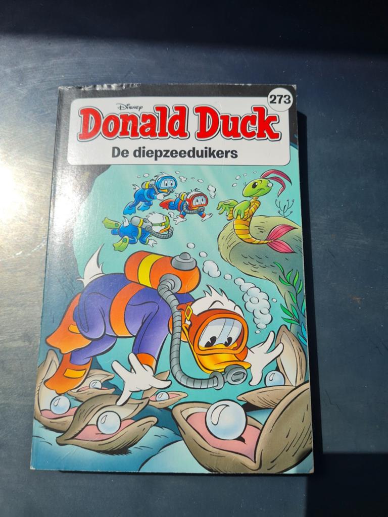 Donald Duck Stripboek 273: De Diepzeeduikers, Eén stripboek, Ophalen of Verzenden, Zo goed als nieuw, Walt Disney