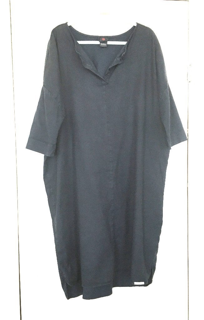 Nachtblauwe Jurk van Penn&Ink NY, Kleding | Dames, Jurken, Blauw, Maat 46/48 (XL) of groter, Ophalen of Verzenden, Zo goed als nieuw
