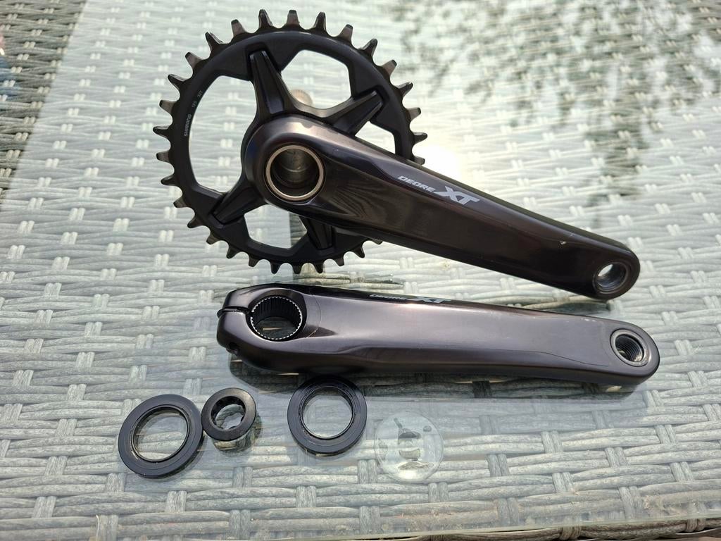 Shimano XT M8120 Crankstel - Zo goed als nieuw, Fietsen en Brommers, Fietsonderdelen, Crankstel of Pedalen, Ophalen of Verzenden
