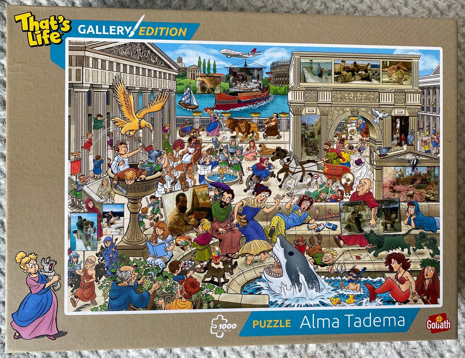 That’s life 1000 stukjes puzzel alma tadema, Ophalen, 500 t/m 1500 stukjes, Zo goed als nieuw
