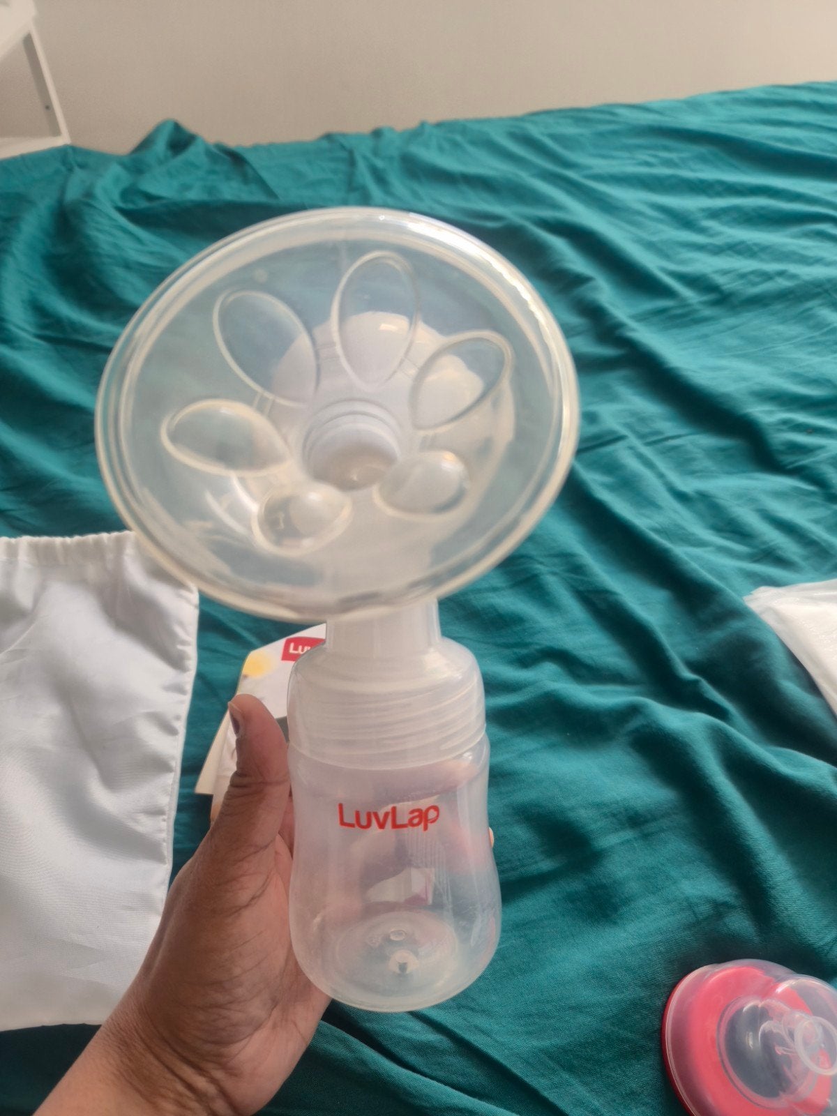 Luvlap manual breast pump, Ophalen of Verzenden, Zo goed als nieuw