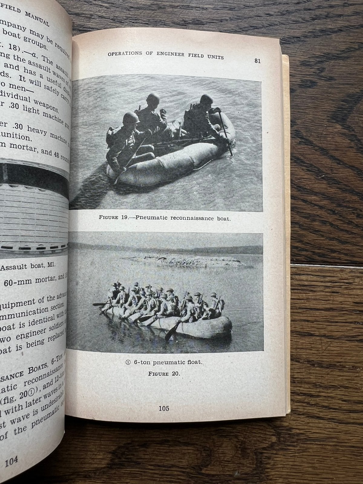WO2 Amerikaans voorschrift Combat Engineer Genie Boten '43, Amerika, Verzenden, Boek of Tijdschrift
