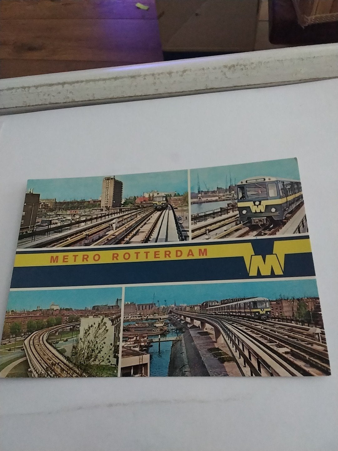 Vintage Ansichtkaart Metro Rotterdam - Jaren '70, Ophalen of Verzenden