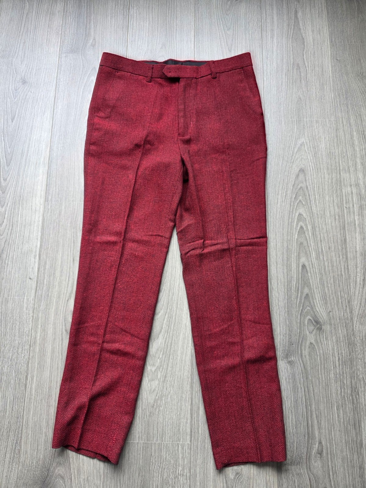 Nieuwe rode pak pantalon colbert en gilet, maat M, Ophalen of Verzenden, Nieuw, Maat 48/50 (M), Rood