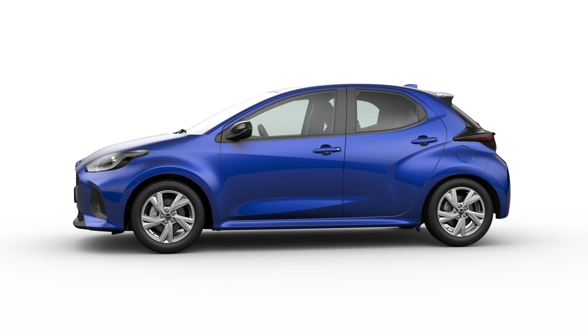 Mazda 2 Hybrid 1.5 Centre-line AUTOMAAT NAVI DMV APPLE CARPL, Auto's, Dealer onderhouden, Stof, Zwart, Blauw