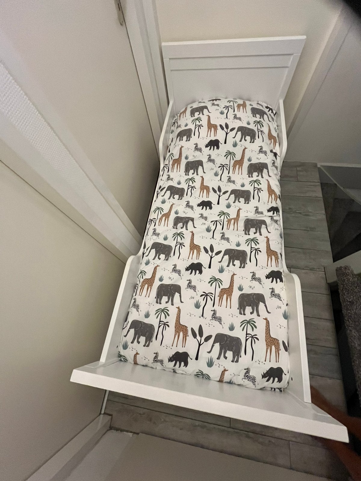 Ikea Wit kinder/peuterbed 160 x70, Ophalen, Gebruikt, Matras