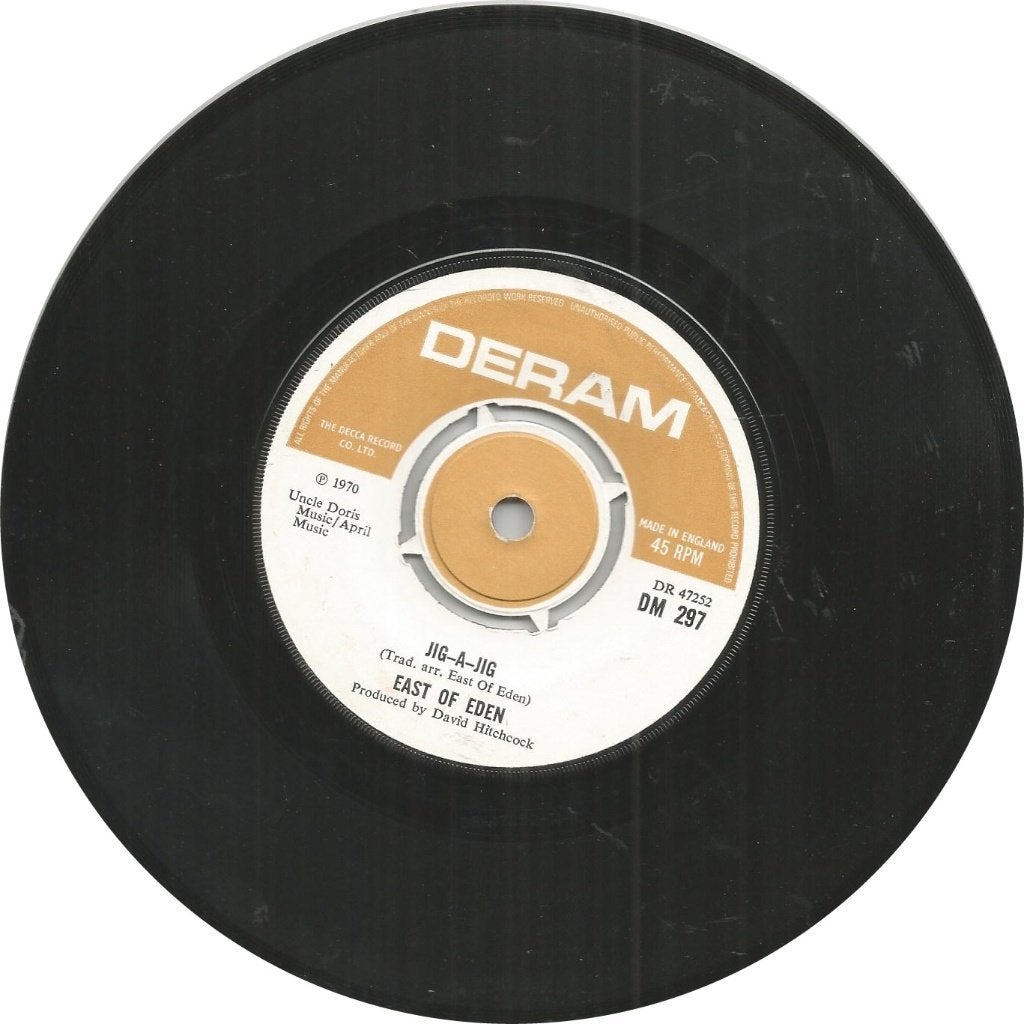 East Of Eden – Jig-A-Jig (1971), Gebruikt, 7 inch, Ophalen of Verzenden, Rock en Metal