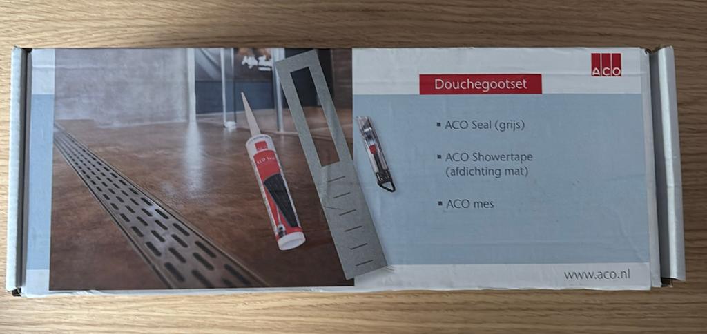 ACO Douchegootset ShowerDrain C met flens, incl. seal, Ophalen of Verzenden, Nieuw, Douche