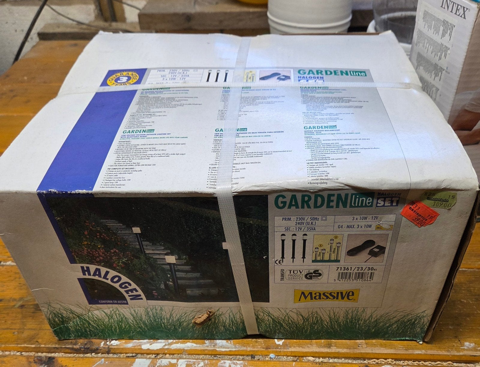 Massive Garden Line Halogeen Tuinverlichting Set, Ophalen, Overige materialen, Minder dan 50 watt, Nieuw