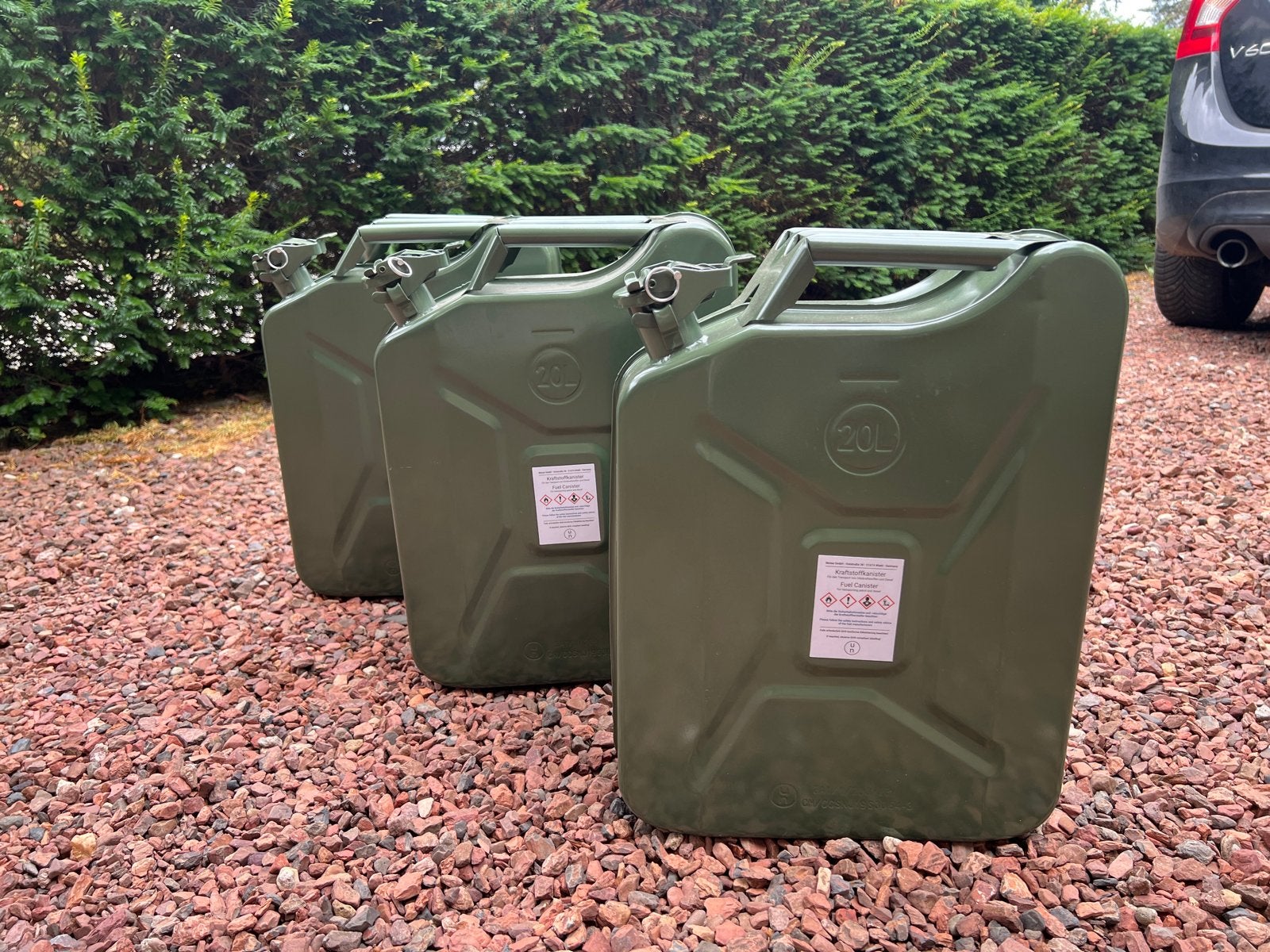 Nieuwe 20L Jerrycans - Set van 3, Auto diversen, Overige Auto diversen, Ophalen