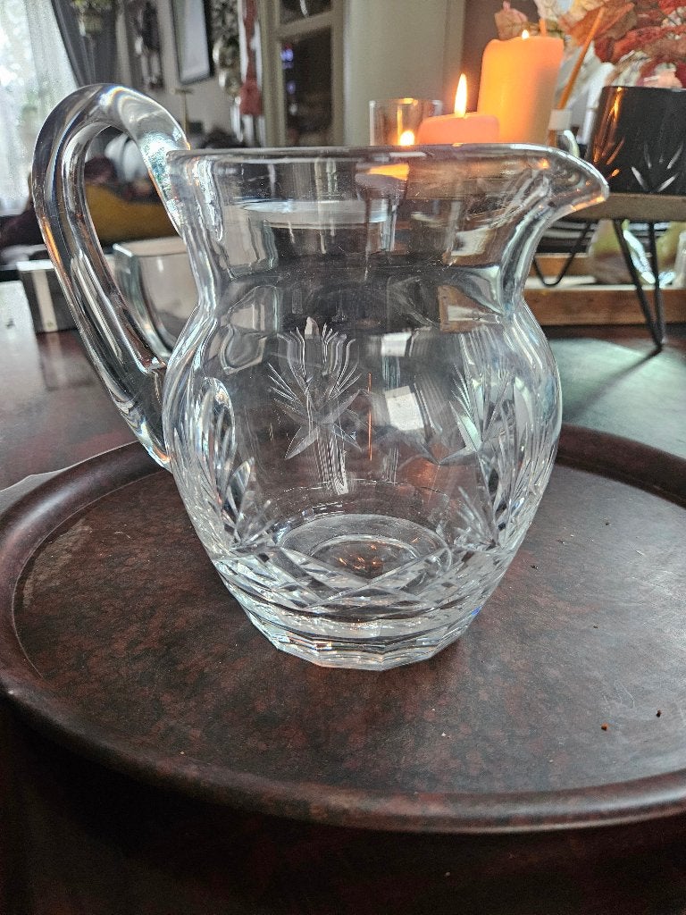 Antiek Kristallen glas, Verzamelen, Ophalen of Verzenden, Zo goed als nieuw, Bierglas