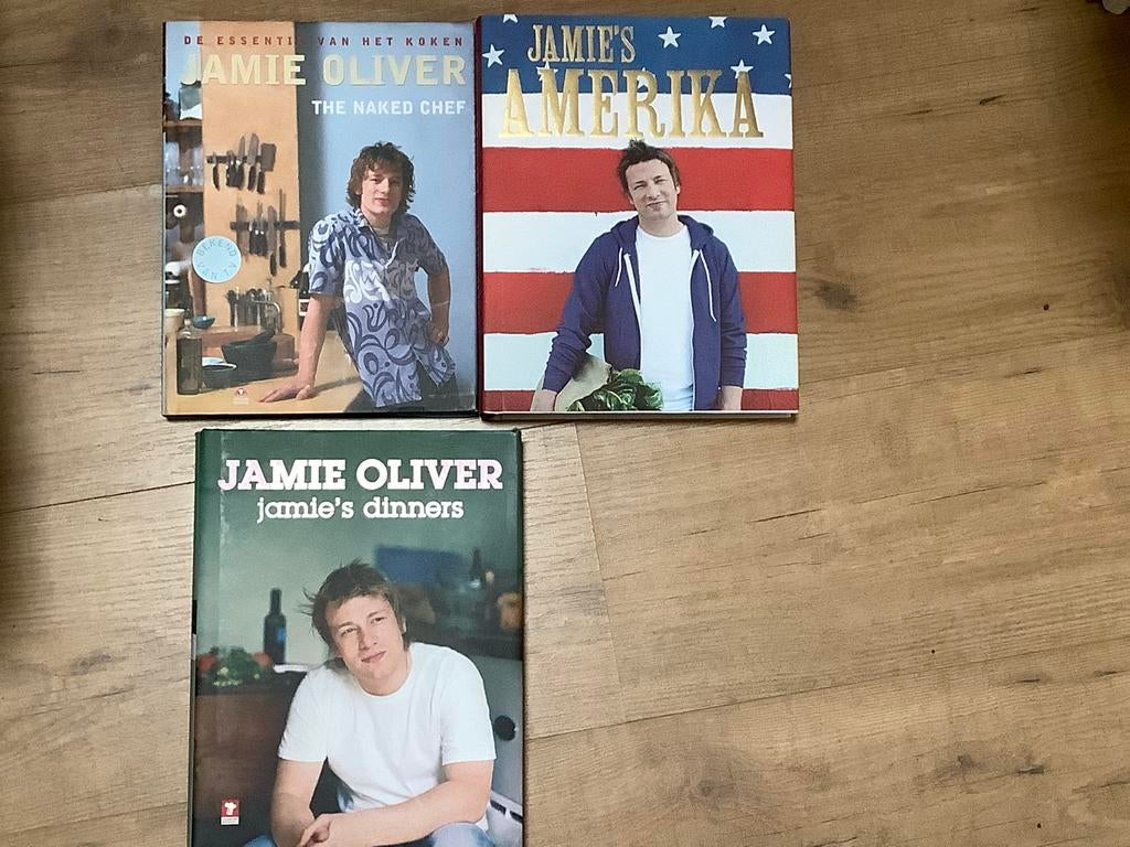3 jamie oliver boeken, Boeken, Kookboeken, Ophalen of Verzenden, Zo goed als nieuw, Overige gebieden