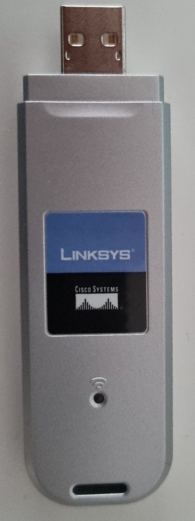 Wireless netwerk USB adapter (Linksys WUSB54GC), Computers en Software, Ophalen of Verzenden, Gebruikt, Extern, Linksys