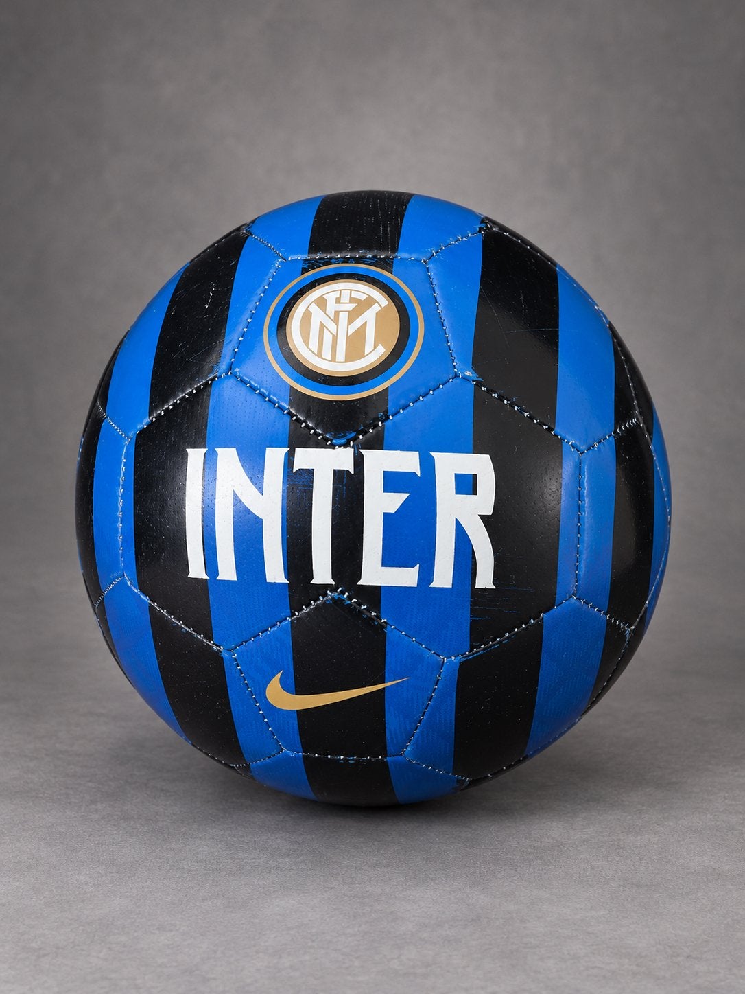 Nike Inter Milan Collectors Voetbal 14 cm Vintage, Maat S, Ophalen of Verzenden, Gebruikt, Bal