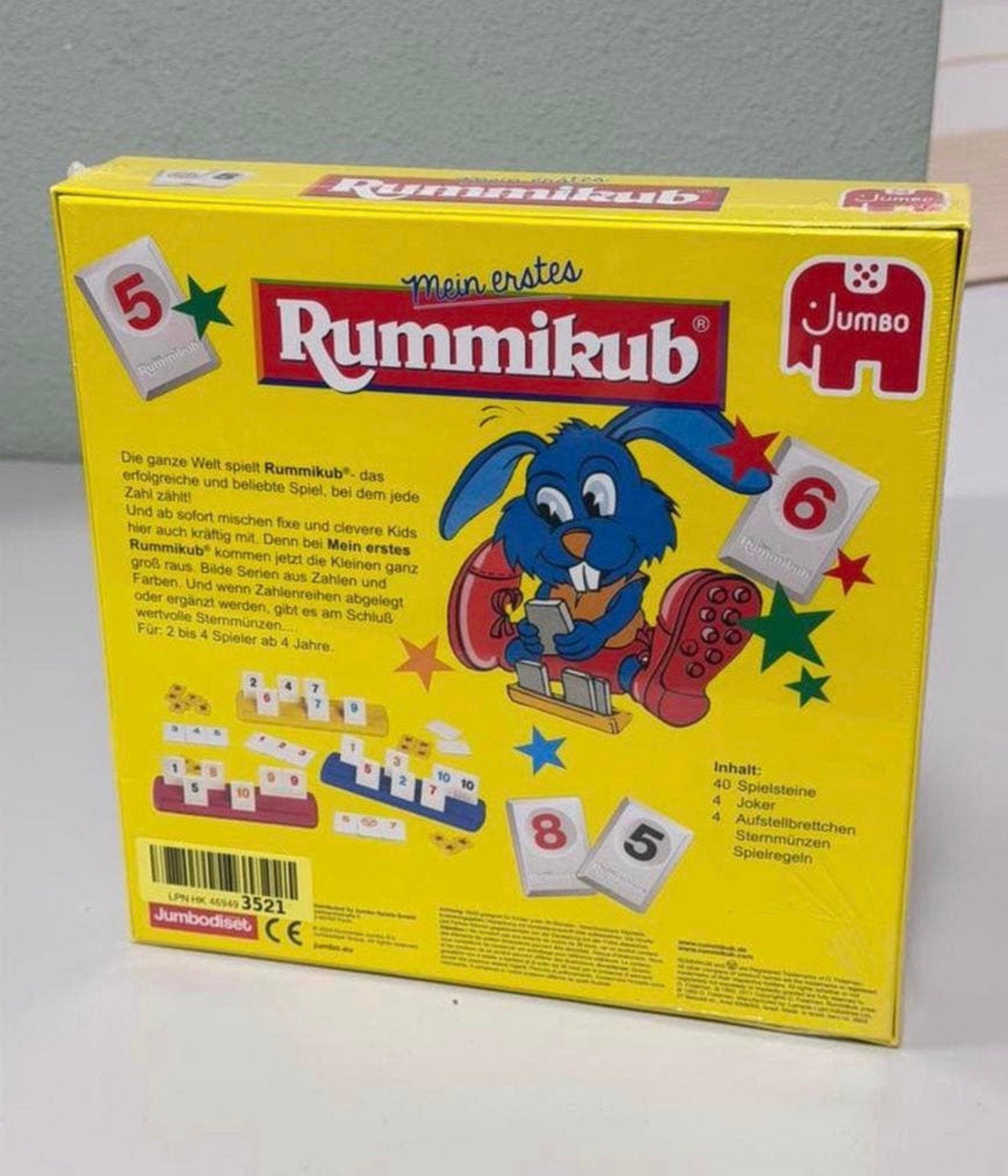 Jumbo Mijn Eerste Rummikub Nieuw - gezelschapsspel (duits), Hobby en Vrije tijd, Nieuw, Ophalen of Verzenden, H, H