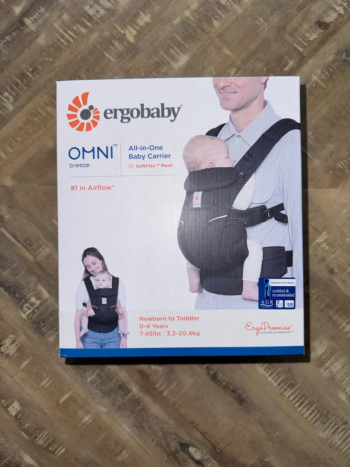 Ergobaby Omni Breeze Draagzak - Zo goed als nieuw, Kinderen en Baby's, Babydragers en Draagdoeken, Overige merken, Ophalen of Verzenden