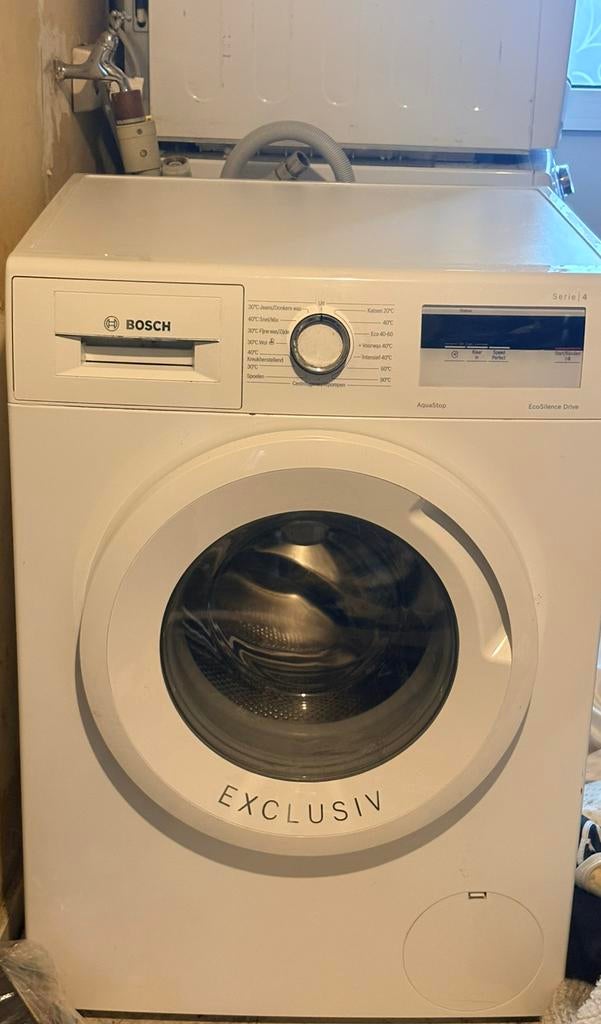 Bosch Serie 4 wasmachine uit de Exclusiv-lijn, Witgoed en Apparatuur, Wasmachines, Zo goed als nieuw, Minder dan 85 cm, 1200 tot 1600 toeren