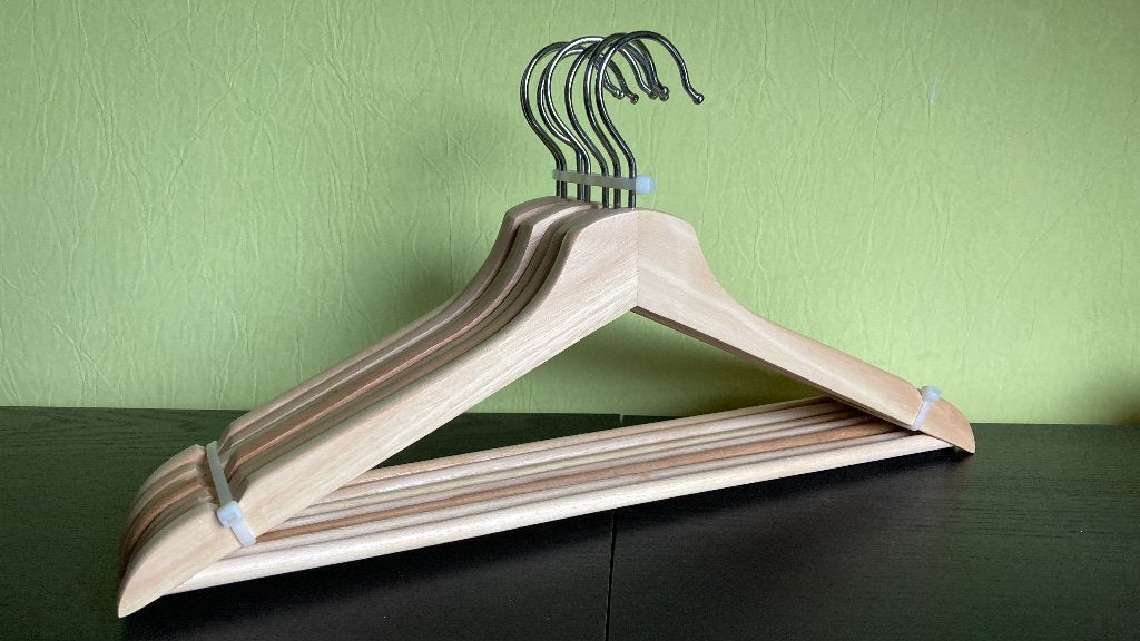 Houten kleerhangers, Kleding | Dames, Kledinghangers, Ophalen, Zo goed als nieuw, Hout