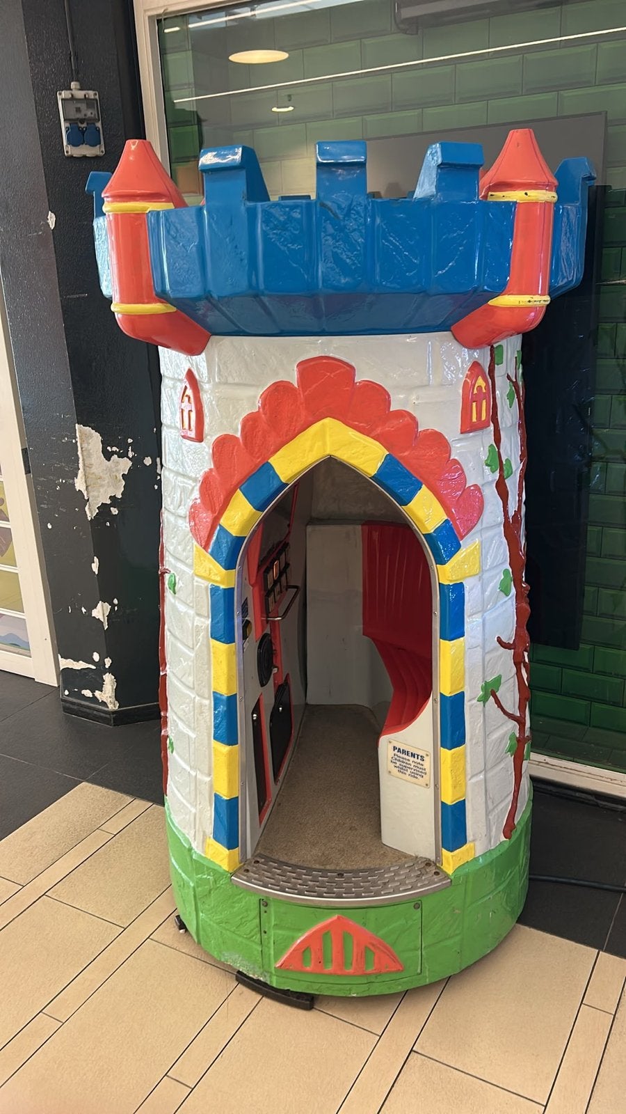 Kiddyride Kasteel Werk op 50ct - Te Koop, Verzamelen, Automaten | Overige, Ophalen of Verzenden, Gebruikt