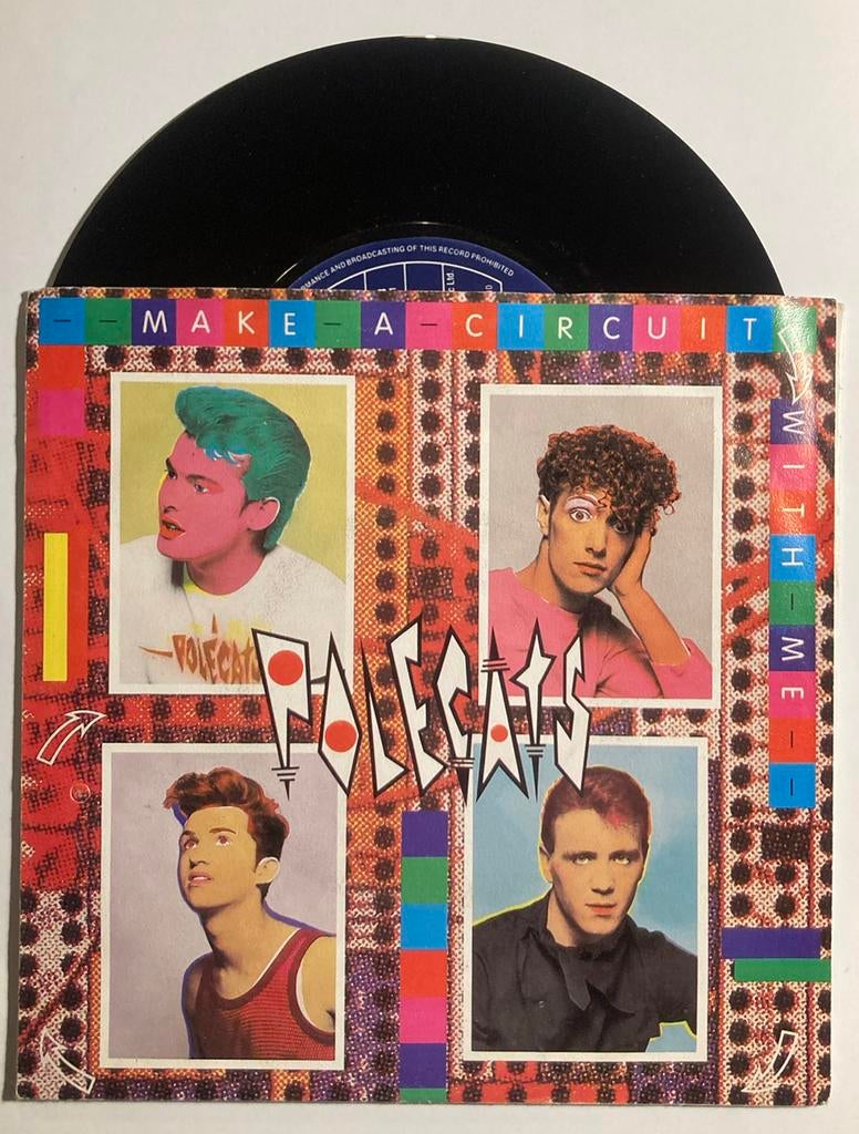 Vinyl single Polecats - Make a circuit with me, Gebruikt, 7 inch, Ophalen of Verzenden, Rock en Metal
