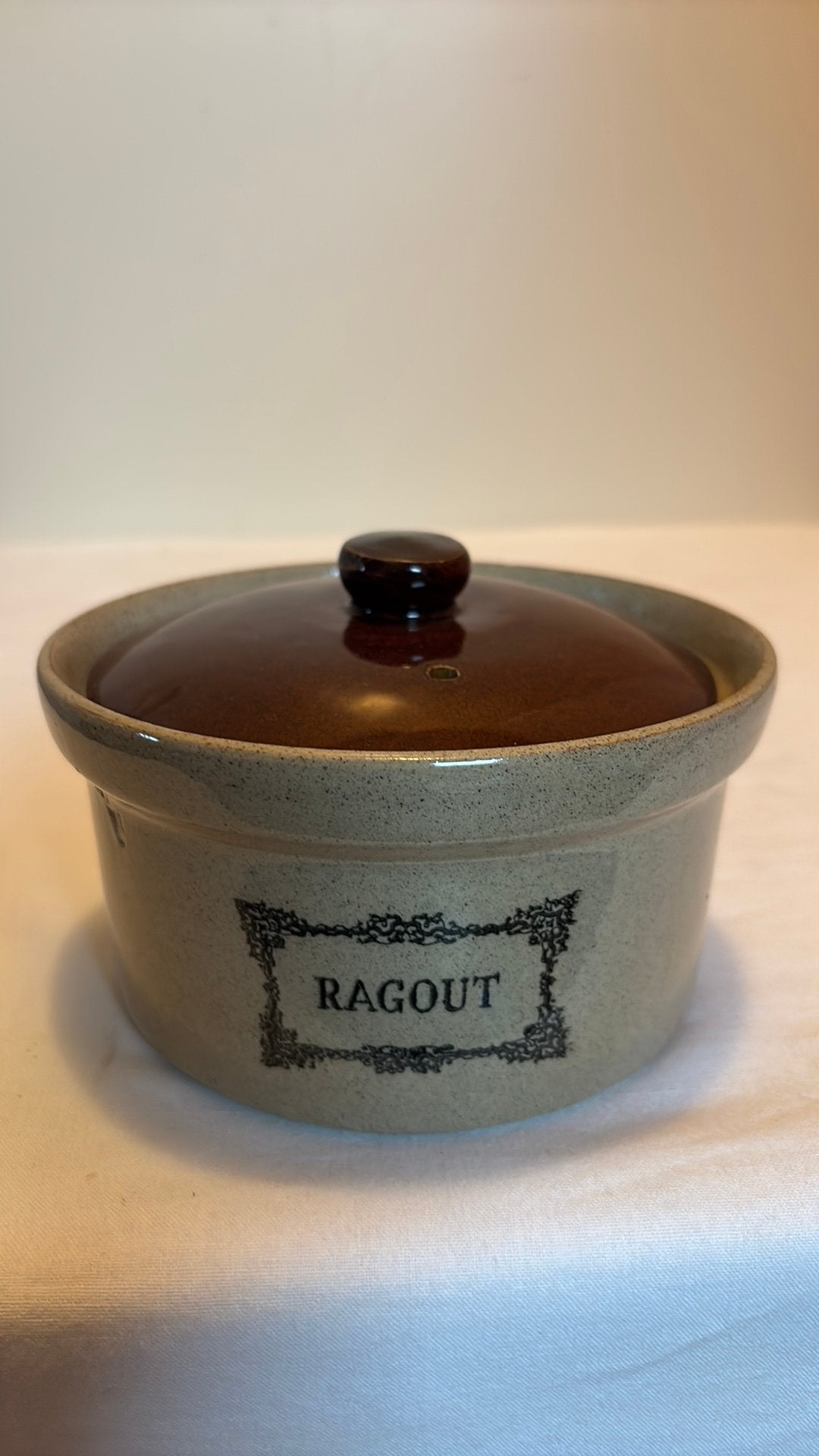 Ragout schaaltje aardewerk 7 x 12 cm, Ophalen of Verzenden, Zo goed als nieuw, Overige materialen