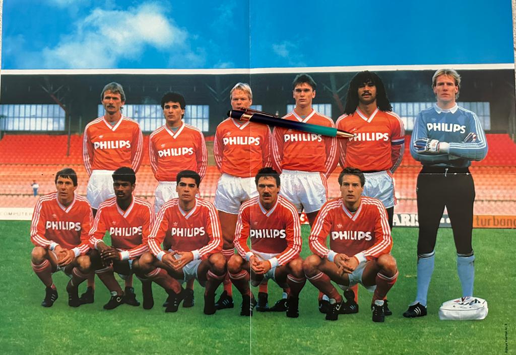 Poster NL elftal Oranje uit 1987!, Ophalen of Verzenden, Zo goed als nieuw, A1 t/m A3, Sport