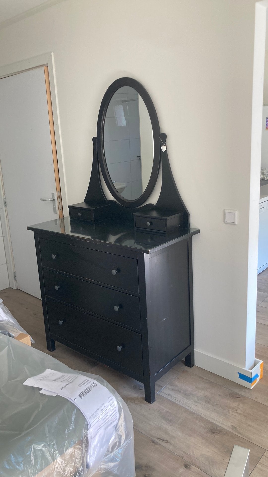 Hemnes ladenkast ikea, Ophalen, Gebruikt, 100 tot 150 cm, Landelijk klassiek