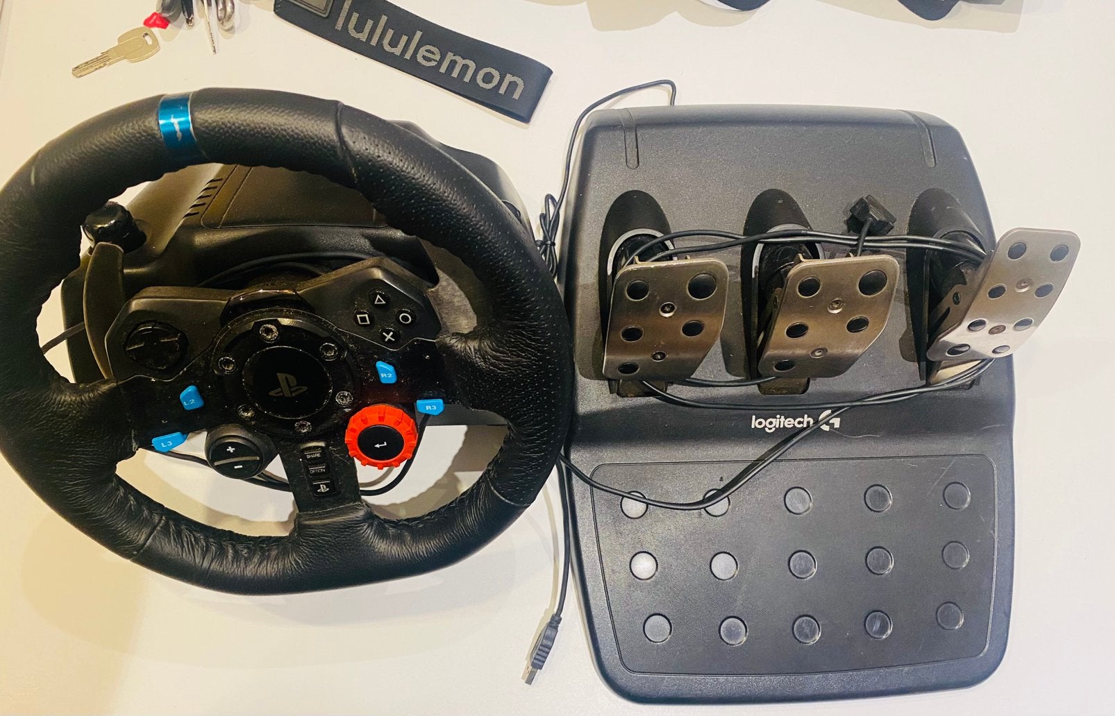 Logitec G29 PS4 Force Feedback Steering Wheel, Spelcomputers en Games, Ophalen, Zo goed als nieuw