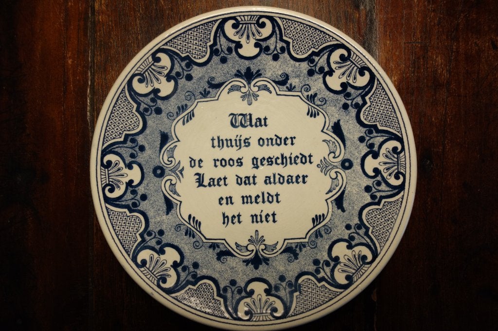 Wandbord spreuk, Ophalen of Verzenden
