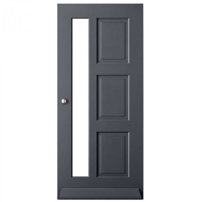 Houten voordeur Voorburg met isolatieglas Stomp, Niet ingevuld, 80 tot 100 cm, Niet ingevuld, Nieuw