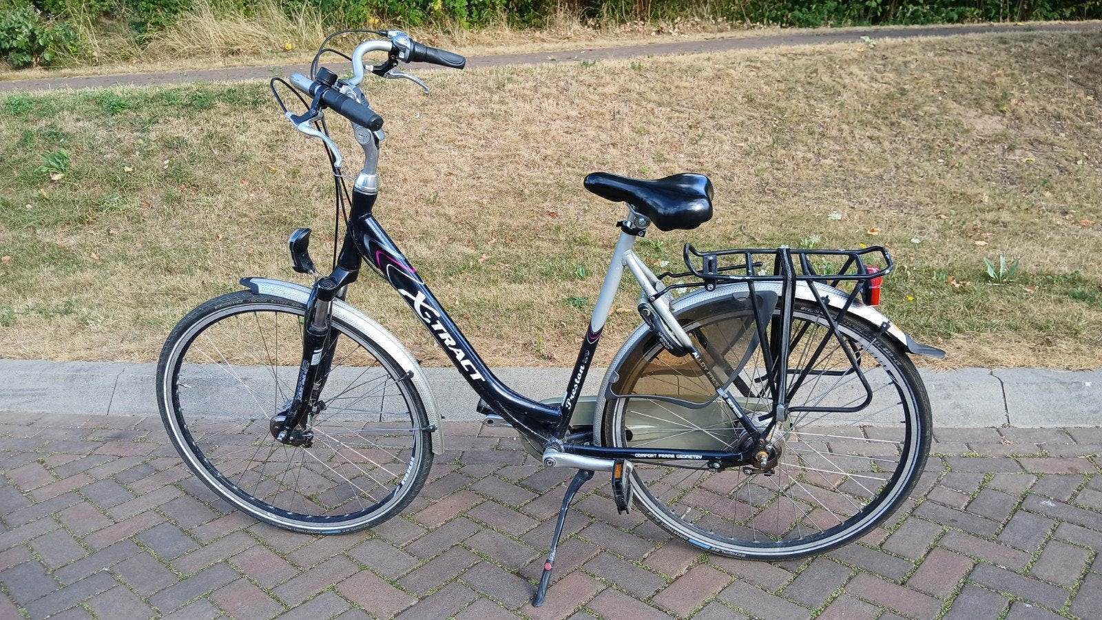 Damesfiets, Gebruikt, 56 cm of meer, Trommelrem, Ophalen