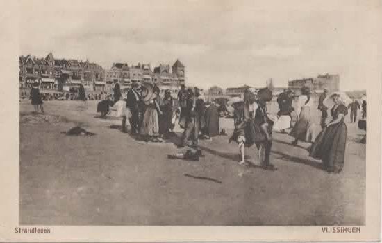 Vlissingen Strandleven, Verzenden, Voor 1920, Ongelopen, Zeeland