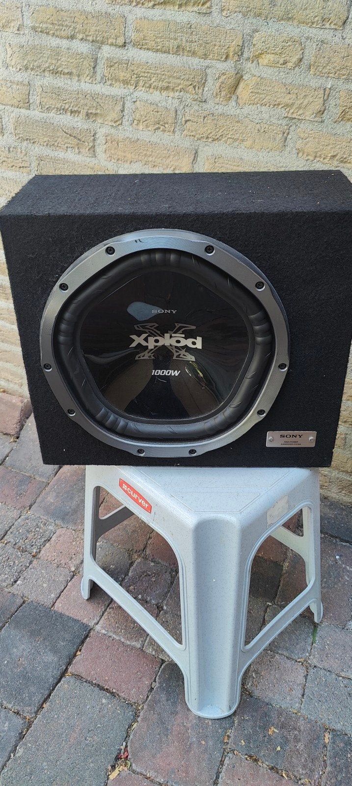 Sony Xplod Subwoofer met JBL GTO 504 Versterker, Ophalen, Gebruikt