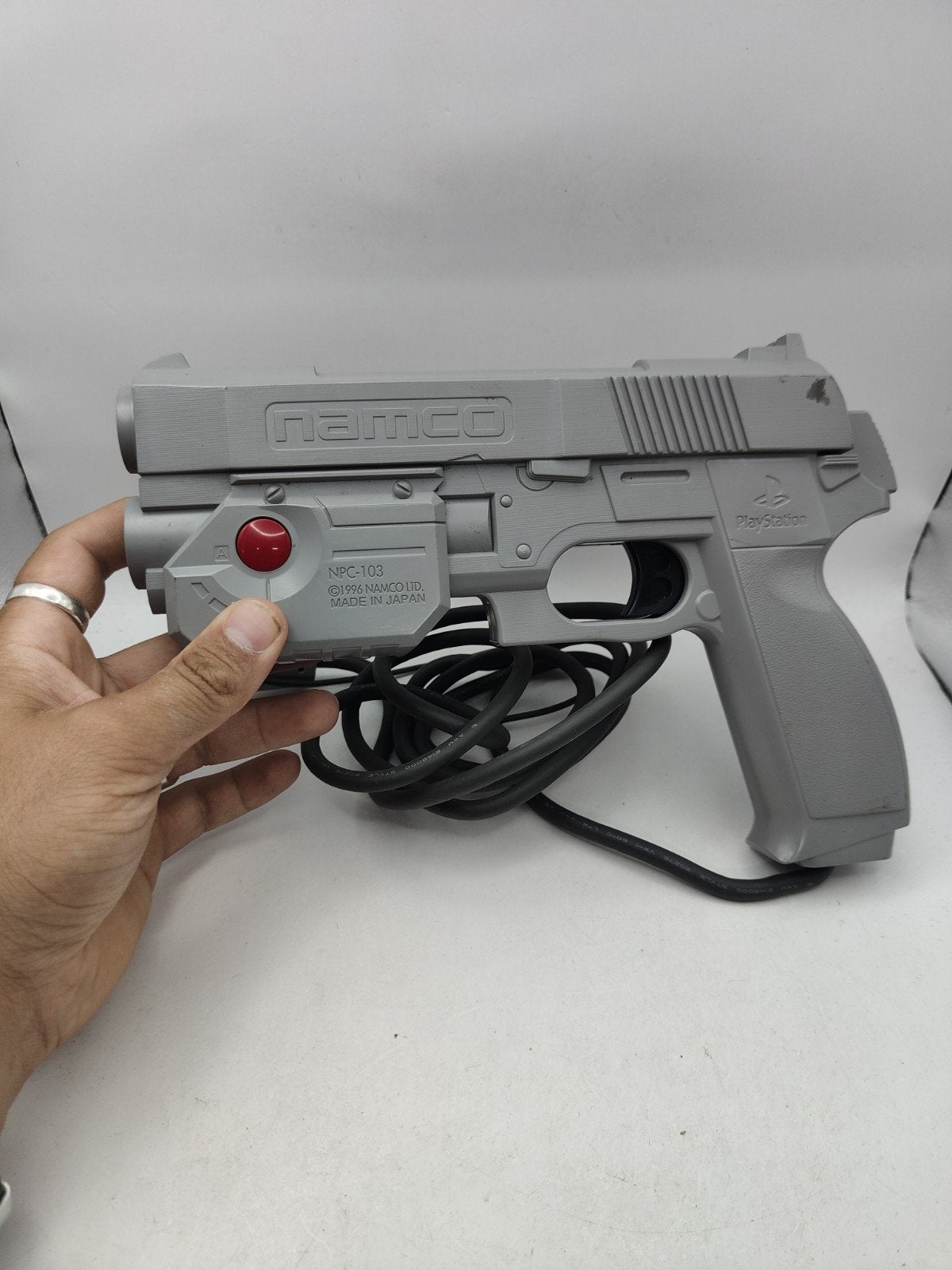 Namco GunCon G-Con 45 Light Gun voor PS1, Spelcomputers en Games, Games | Sony PlayStation 1, Gebruikt, 1 speler, Ophalen of Verzenden